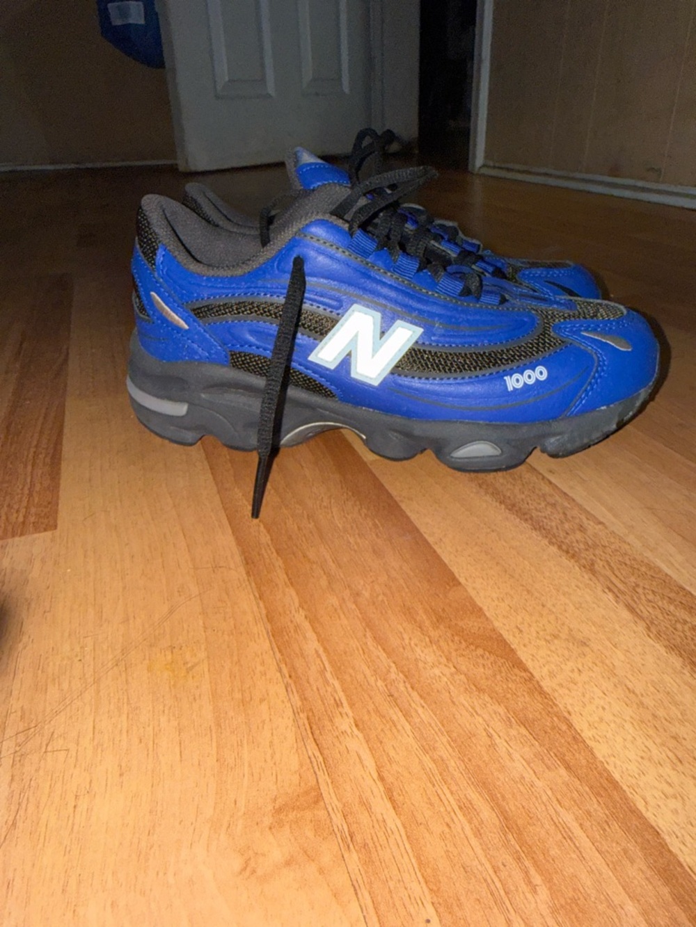 New Balance Blue Black 1000 Running Sneakers